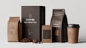 design coffee bag packing with 3d labels
