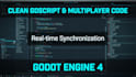develop a professional 2d,3d multiplayer game in godot engine