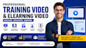 create professional training videos, elearning and online course videos