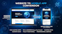convert lovable, bolt, base44 to android ios app with capacitor
