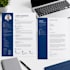 design a modern professional resume CV in canva