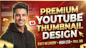 design eye catching youtube thumbnails that boost CTR