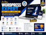 create a professional word press website for your bussiness