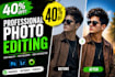 do professional photo retouching and video editing