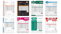 design editable auto calculating excel invoice, fillable PDF form, quotation