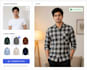 create an ai clothing virtual try on website or web app