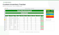 create custom excel and google sheets business trackers