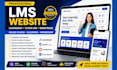 build lms website learndash eleraning website, tutor lms upload course content