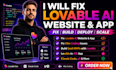 fix lovable ai website lovable dev app fix vibe coding saas mvp lovable to ios
