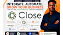 close monday com live agent customer io hubspot zoom zapier make integration