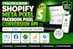 fix shopify pixel, facebook pixel, ga4 and conversion API