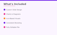 design a clean, professional powerpoint presentation