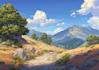 make anime backgrounds and environment art