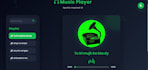 create a responsive HTML CSS javascript website landing page