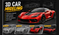 do 3d car modeling, automotive design, car visualization, 3d cad design, rc car