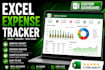 create a custom excel budget and expense tracker dashboard