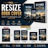 edit, resize, design your cozy mystery cover for amazon kdp