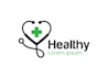 create a modern medical logo design for doctors and clinics