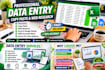 do accurate data entry, copy paste, and web research