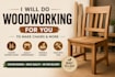 show you how make chairs wood work