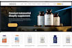 design nutraceutical shopify store peptide website sarm store supplement website