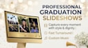 create a graduation photo slideshow video in 48 hours