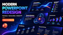 redesign your powerpoint slides into a modern presentation