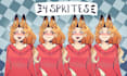 draw you a custom pngtuber sprite model