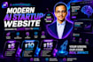 build a modern ai startup website