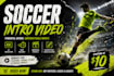 create soccer football logo intro video
