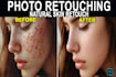 do high end photo retouching