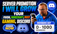 do discord server promotion, discord growth management and discord advertising