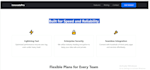 build 1 page landing page in HTML CSS js