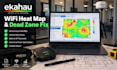 create a wifi heat map using ekahau and fix wireless dead zones
