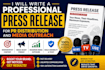 write a professional press release for PR distribution and media outreach