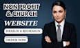 build nonprofit website and church website