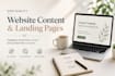 write website content, landing pages, and SEO articles