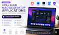 develop a custom macos desktop application using swift, swiftui, electron, xcode