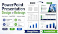 redesign keynote presentation, pitch deck, sales deck slides
