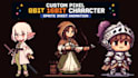 do custom 8bit 16bit pixel art character sprite sheet rpg game animation assets