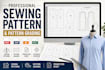 make sewing pattern, clothing pattern, grading and PDF cad pattern files