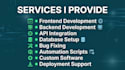 develop full stack web apps, apis, automation and custom software