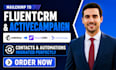 migrate mailchimp to fluentcrm activecampaign with contacts and automations