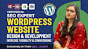responsive wordpress website or landing page or redesign