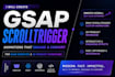 create gsap scroll trigger animation for saas website and 3d product showcase