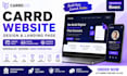 design carrd website, carrd landing page, carrd website redesign digital card