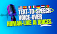do professional text to speech voiceover using ai