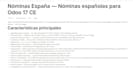 nominas españa odoo community 17