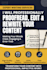 write and rewrite high quality content and articles