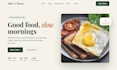 build a restaurant website with online order and menu